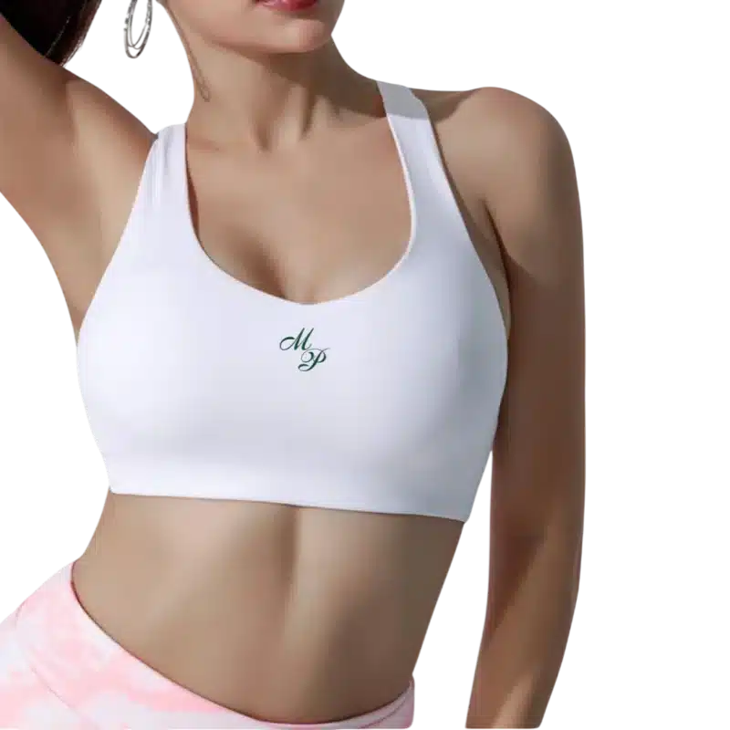 Brassière de sport Match Point blanc face