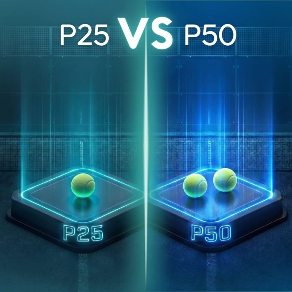 Différences entre un tournoi P25 et P50
