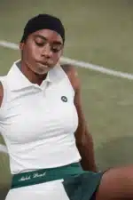 Polo sans manche Match Point Green Line (2)
