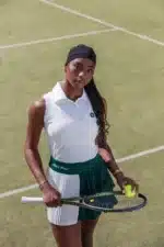 Polo sans manche Match Point Green Line (3)