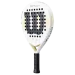 Raquette de padel Wilson Optix V2 lite blanc 3/4 gauche