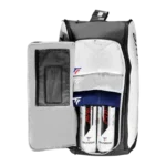 Sac de padel Tecnifibre tour Endurance noir/blanc face (3)