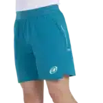 Short Bullpadel Moncada bleu turquoise 3/4 gauche
