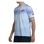 T-shirt Bullpadel Chingotto 26V bleu 3/4 gauche