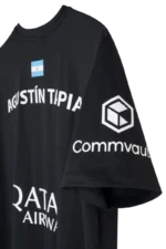 T-shirt Nox AT10 Sponsors 2026 noir manche droite