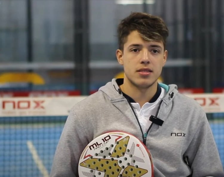 Agustín Tapia jeune joueur pro de padel