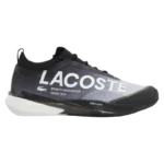Chaussures de padel Lacoste AG-LT Lite noir/blanc côté droit