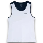 Débardeur Nox femme Team bicolore 2026 blanc/bleu face