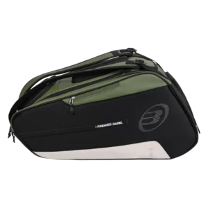 Sac de padel Bullpadel Hack Premier Padel BPP26013 kaki côté gauche