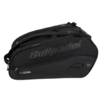 Sac de padel Bullpadel Vertex Geo premier padel BPP26002 noir côte gauche