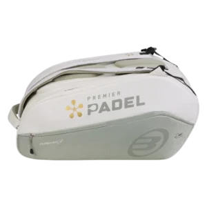 Sac de padel Bullpadel Vertex W Premier Padel BPP26003 blanc/vert côté gauche