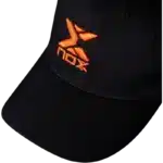 Casquette Nox Street noir/rouge vue de dessus