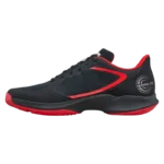 Chaussure padel Wilson Hurakn Lite noire/rouge 2026 côté gauche