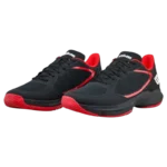 Chaussure padel Wilson Hurakn Lite noire/rouge 2026 côté gauche x2