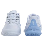 Chaussures de padel femme Lacoste AG LT Ultra bleue avant/arrière