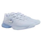 Chaussures de padel femme Lacoste AG LT Ultra bleue côté droit x2