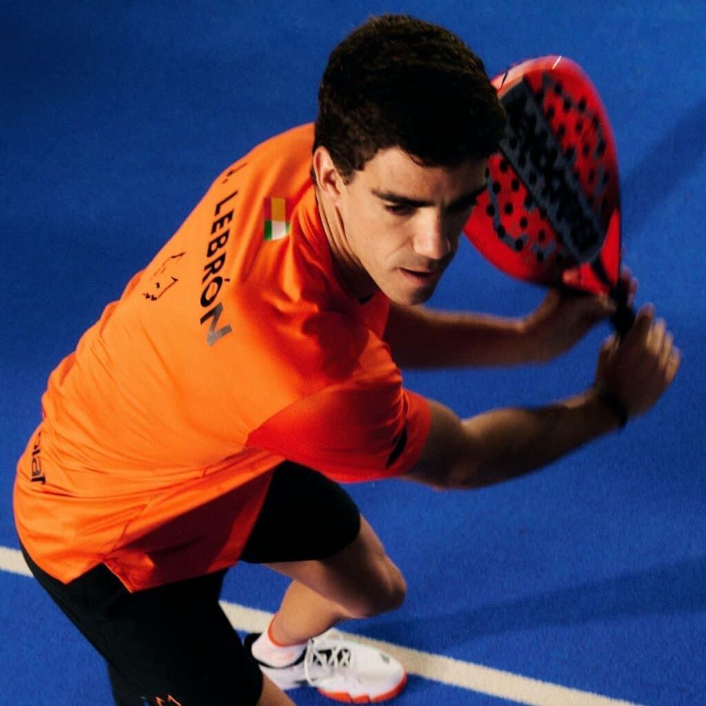 Juan Lebrón sur terrain de padel 2026