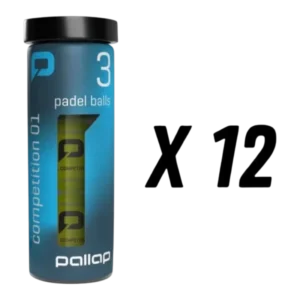 Lot de 12 tubes de balles Pallap competition
