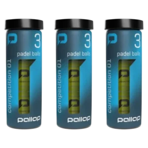 Lot de 3 tubes de balles Pallap competition
