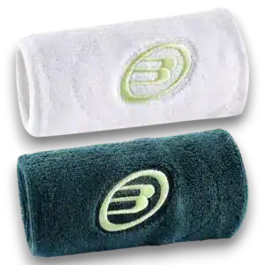 Poignet éponge Bullpadel BPMU252 blanc/vert (1)