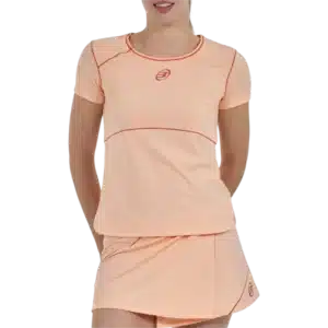 T-shirt Bullpadel Albala orange pastel face