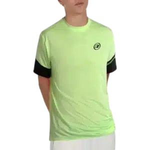T-shirt Bullpadel Besan Junior vert fluo face
