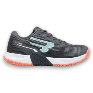 Chaussures de padel Bullpadel Next 25V femme gris côté (1)