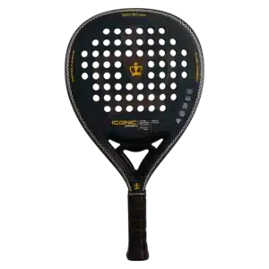 Raquette de padel Black Crown Iconic Crown face