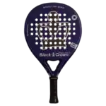 Raquette padel Black Crown Piton bleu 2026 face