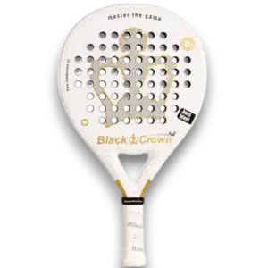 Raquette de padel Black Crown Piton White Soft face