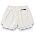Short Padel Mon Amour 2 en 1 Pro blanc dos