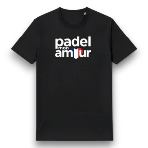 T-shirt coton padel mon amour passion France (1)