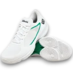 Chaussure de padel Wilson Hurakn Lite blanc/vert dessus/dessous