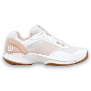 Chaussures de padel Wilson Hurakn Pro V2 Woman blanc/rose côté droit