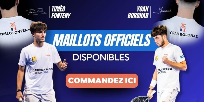 Maillots Yoan Boronad / Timéo Fonteny