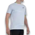 T-shirt de padel Bullpadel Cheles bleu clair 3/4 droit