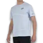T-shirt de padel Bullpadel Cheles bleu clair 3/4 gauche