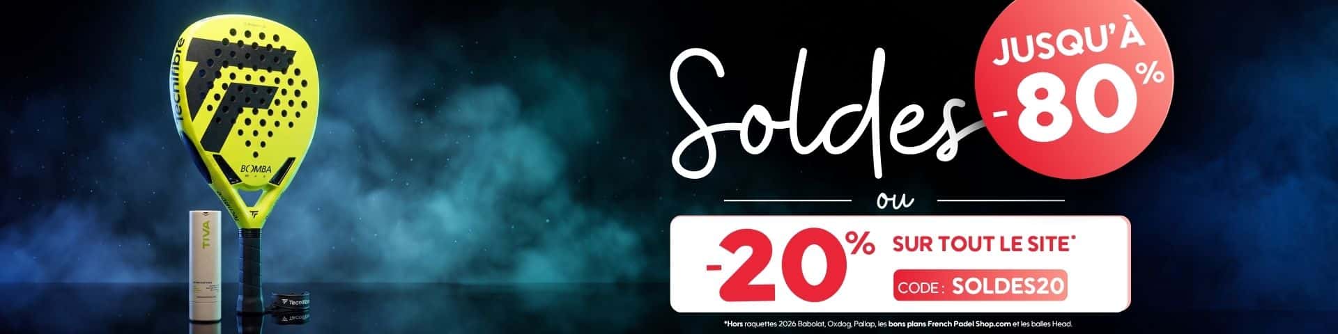 oldes été padel jusqu’à -80% sur sélection de raquettes de padel ou -20% sur tout le site