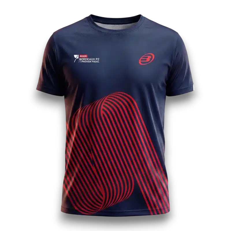 Tshirt_bullpadel_p2_bordeaux_face T-shirt Bullpadel P2 Bordeaux face