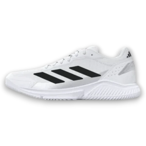 Chaussures de padel Adidas Courtquick M blanc/noir côté gauche