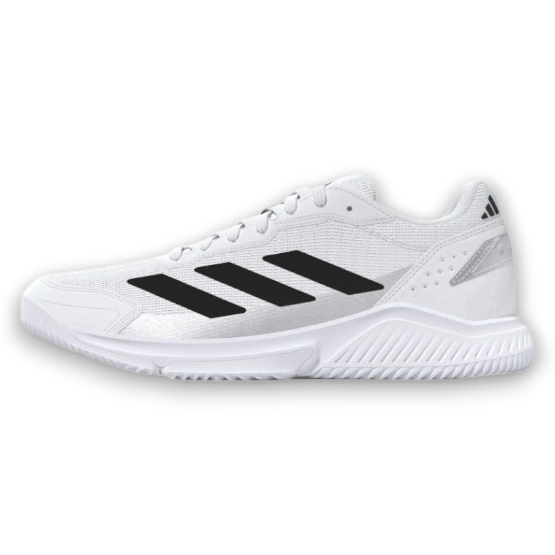 chaussures-de-padel-adidas-courtquick-m-blanc-noir-cote-gauche Chaussures de padel Adidas Courtquick M blanc/noir côté gauche