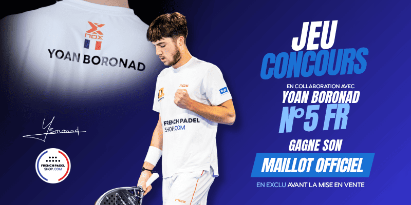 Gagnez le maillot officiel de Yoan Boronad avec le jeu concours